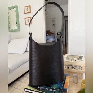 Louis Vuitton Black Epi Leather Bag